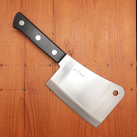Hitohira Hiragana 160mm Chopper Molybdenum Vanadium Stainless Pakka Handle