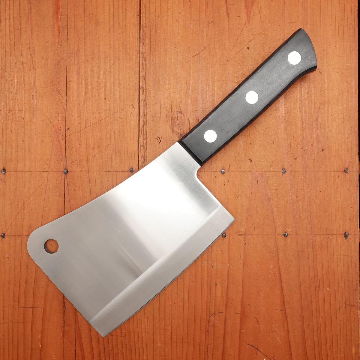 Hitohira Hiragana 160mm Chopper Molybdenum Vanadium Stainless Pakka Handle