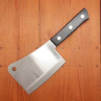 Hitohira Hiragana 160mm Chopper Molybdenum Vanadium Stainless Pakka Handle