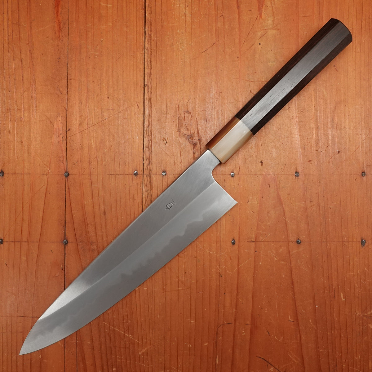 Hitohira Tanaka Ren 240mm Gyuto Shirogami 2 Ebony Handle