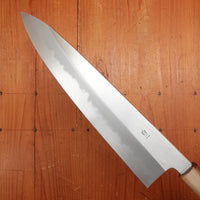 Hitohira Tanaka Ren 240mm Gyuto Shirogami 2 Ebony Handle