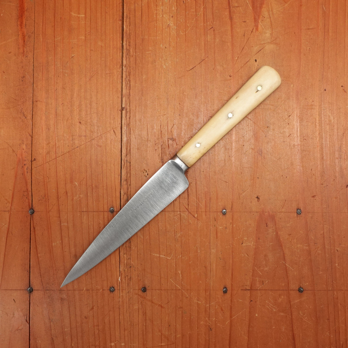 Assorted BC Historically Inaccurate 5-5.5" Paring Knives Carbon Steel Bone Handle USA