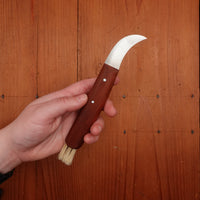 Windmühlenmesser Mushroom Knife Stainless Plum Handle