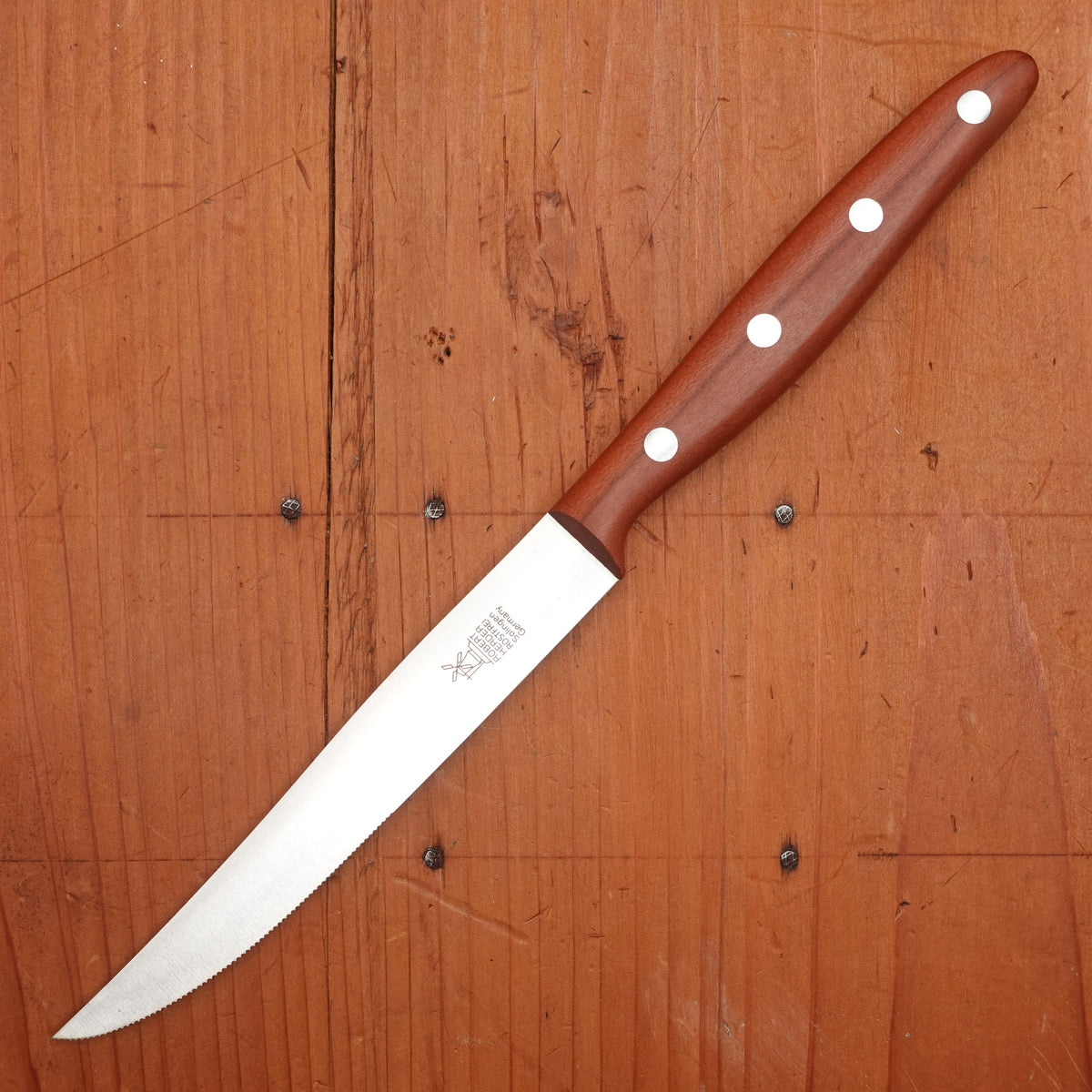 Windmühlenmesser Slim Steak Knife Stainless Plum Handle