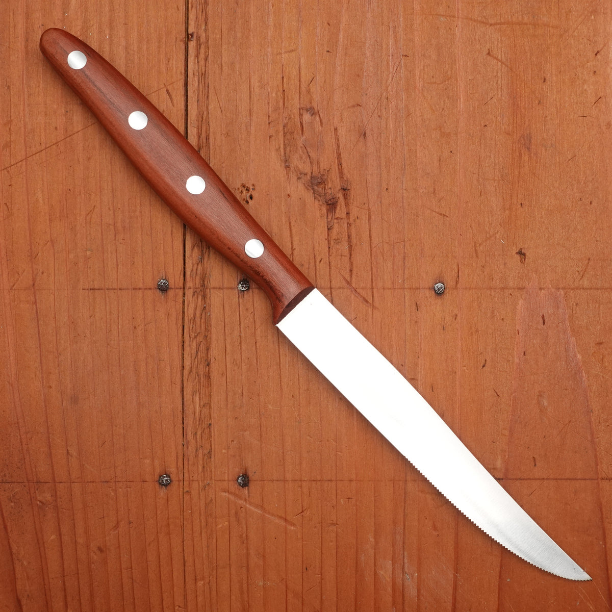 Windmühlenmesser Slim Steak Knife Stainless Plum Handle