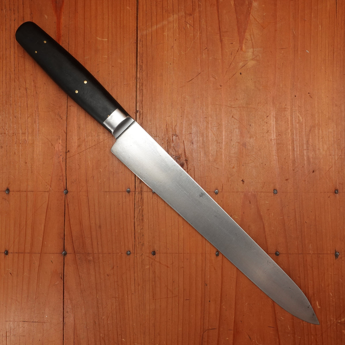 Lamson & Goodnow MFG Co 10" Slicer Carbon Steel Ebony 1880-1920s
