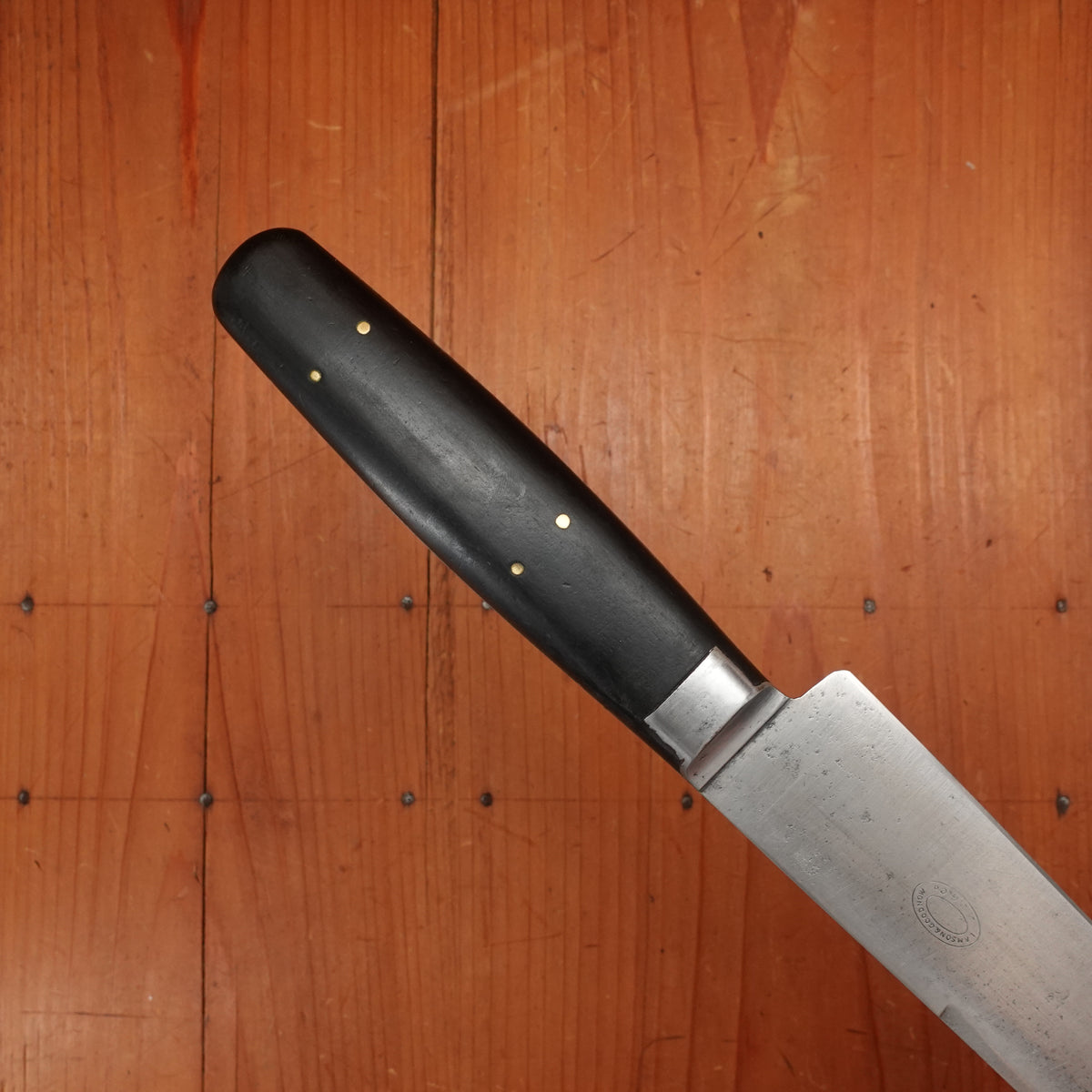 Lamson & Goodnow MFG Co 10" Slicer Carbon Steel Ebony 1880-1920s