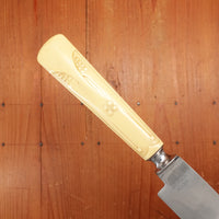 Weck 9" Carving Knife Stainless & Deco Celluloid 1930s NY USA
