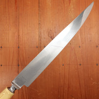 Weck 9" Carving Knife Stainless & Deco Celluloid 1930s NY USA