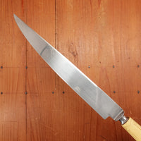 Weck 9" Carving Knife Stainless & Deco Celluloid 1930s NY USA