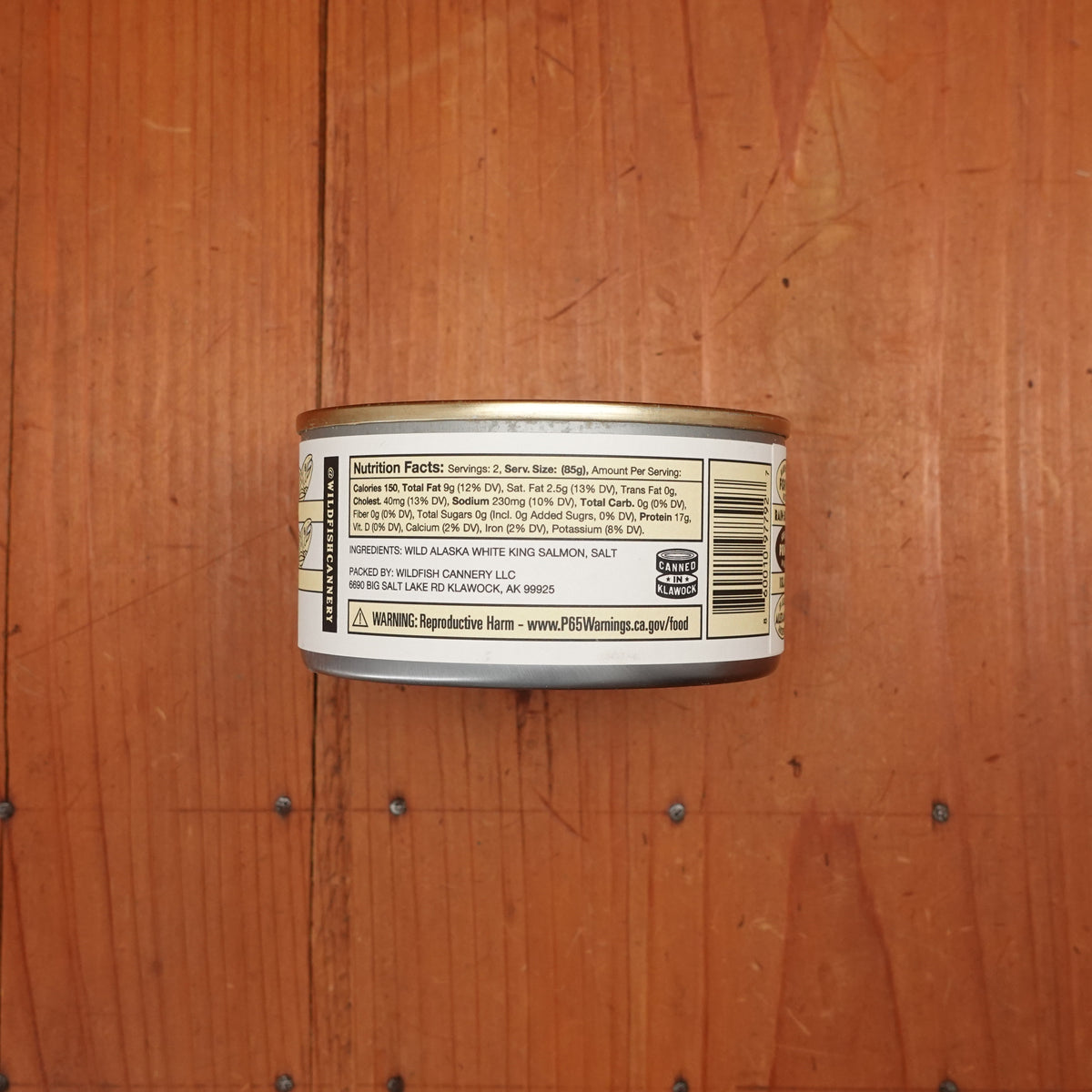 Wildfish Cannery Plain Packed White King Salmon - 6oz
