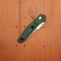 Benchmade 940 Osborne Reverse Tanto CPM-S30V AXIS Lock Green Aluminum Handle
