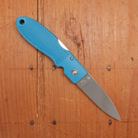 MOKI Coupe Folding Knife AUS-8 Lockback Grilon Grayish Blue Handle