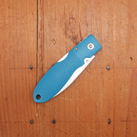 MOKI Coupe Folding Knife AUS-8 Lockback Grilon Grayish Blue Handle