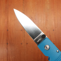 MOKI Coupe Folding Knife AUS-8 Lockback Grilon Grayish Blue Handle