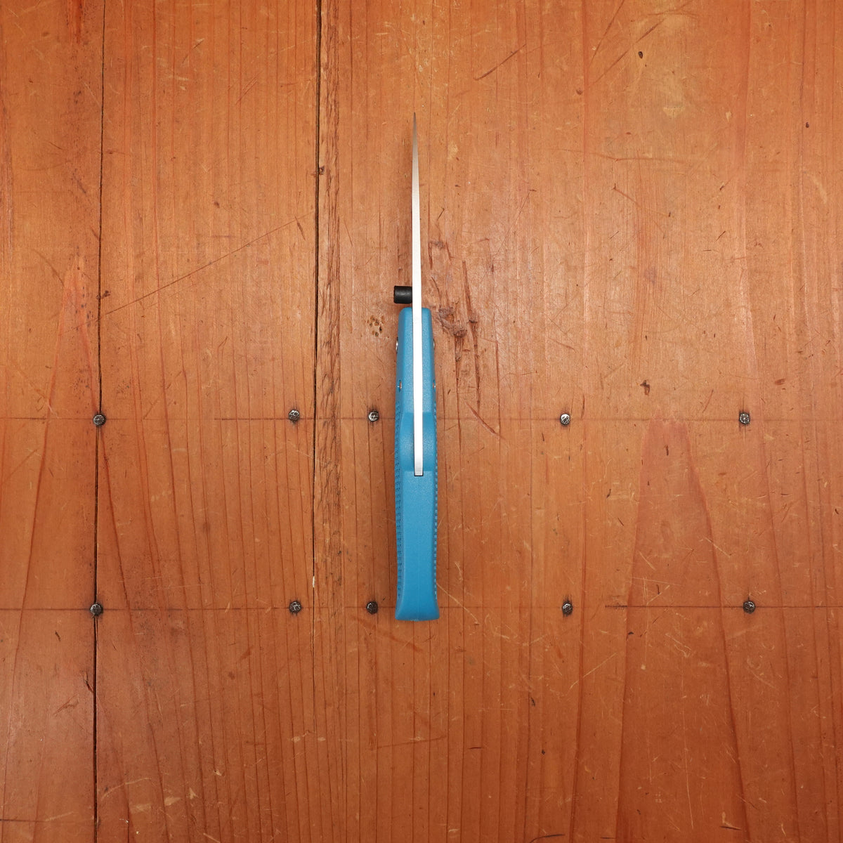 MOKI Coupe Folding Knife AUS-8 Lockback Grilon Grayish Blue Handle