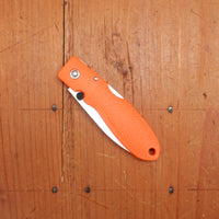MOKI Coupe Folding Knife AUS-8 Lockback Grilon Rescue Orange Handle