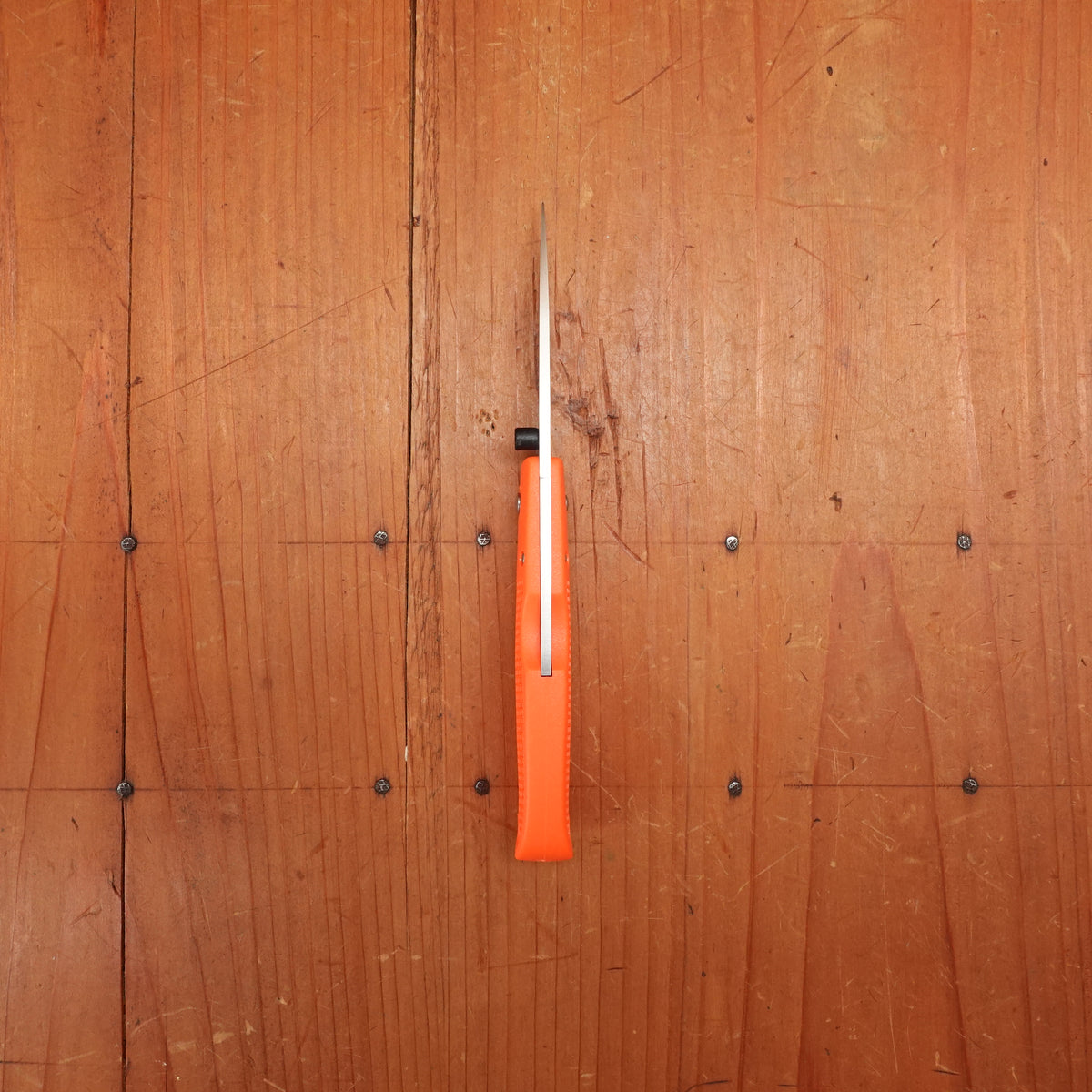 MOKI Coupe Folding Knife AUS-8 Lockback Grilon Rescue Orange Handle