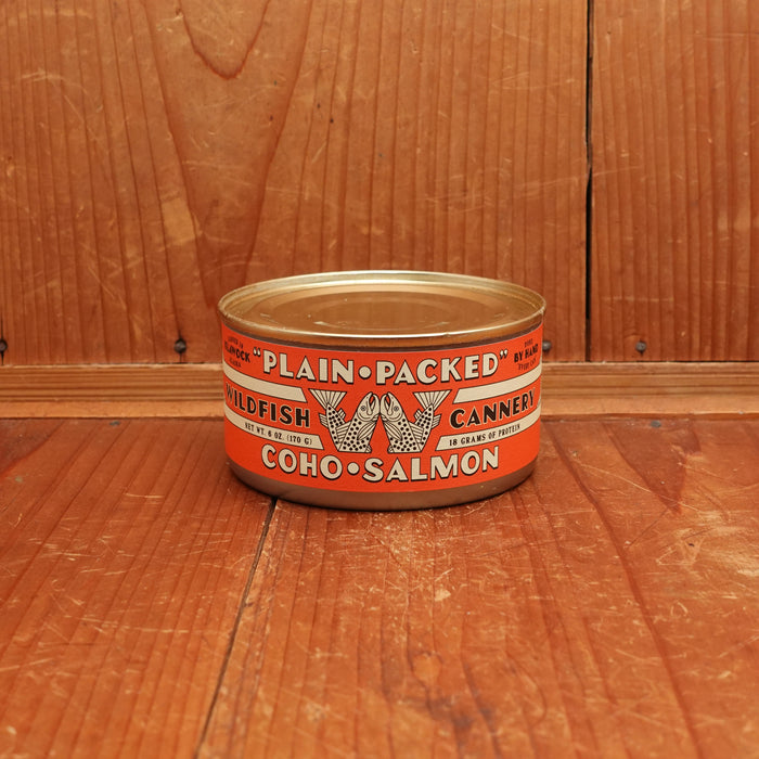 Wildfish Cannery Plain Packed Coho Salmon- 6oz
