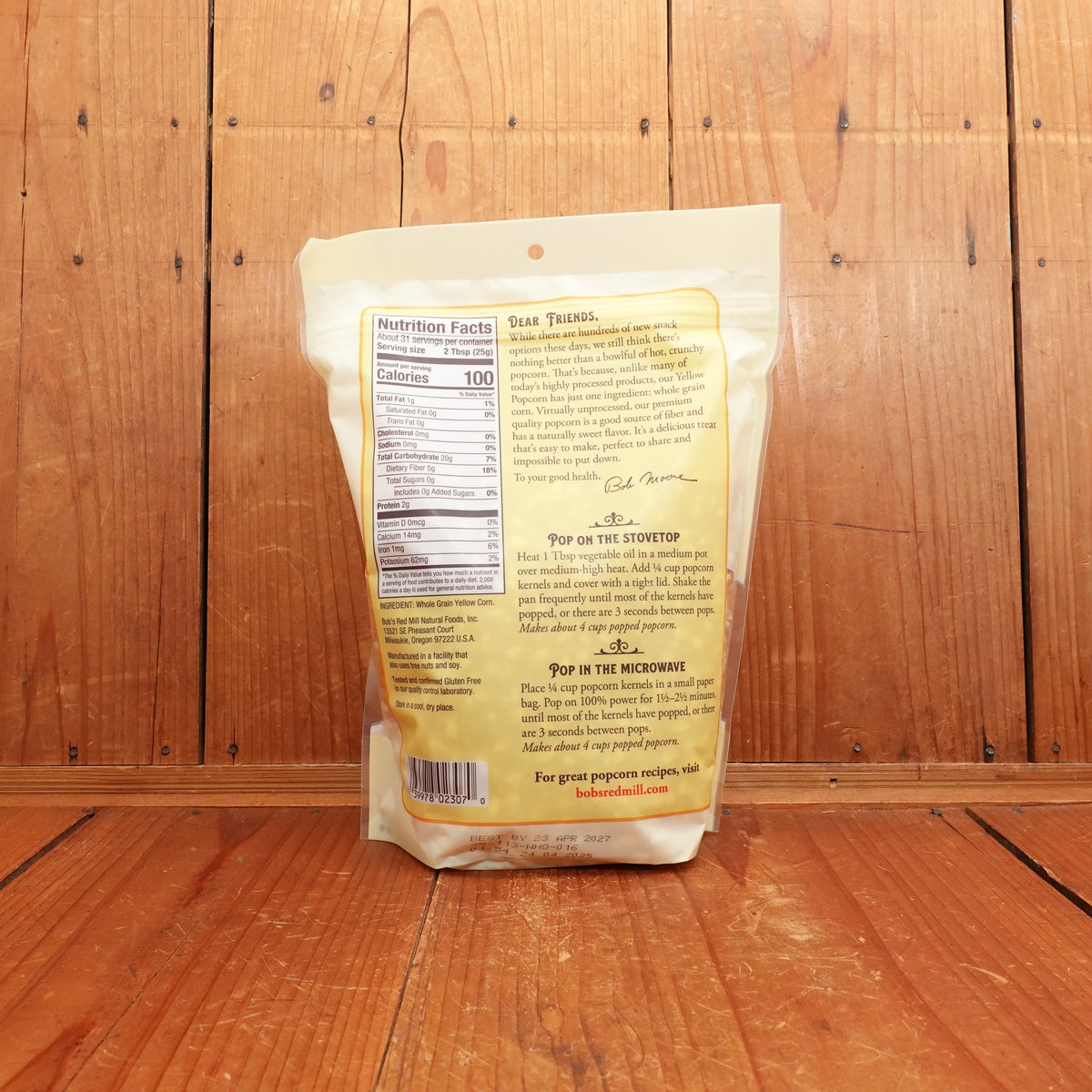 Bob's Red Mill Yellow Popcorn - 30oz