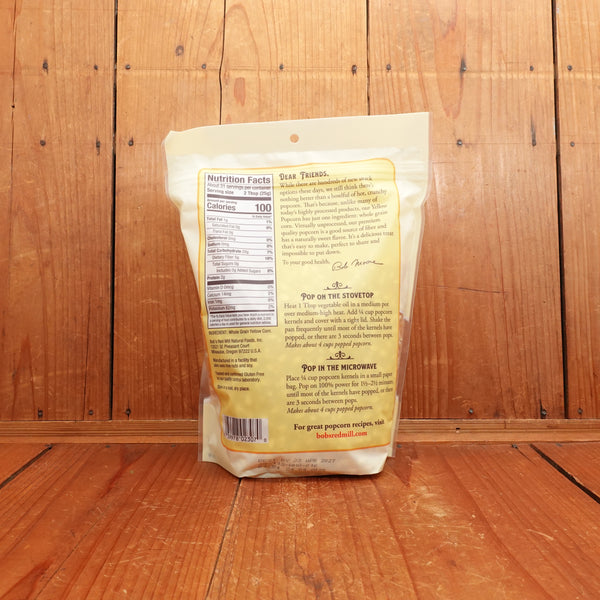 Bob's Red Mill Yellow Popcorn - 30oz