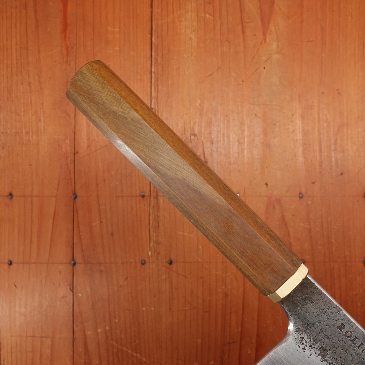 Rolin Knives 205mm Santoku Apex Ultra Argentine Lignum Brass