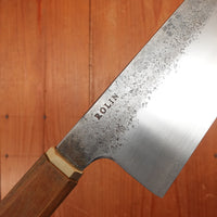 Rolin Knives 205mm Santoku Apex Ultra Argentine Lignum Brass
