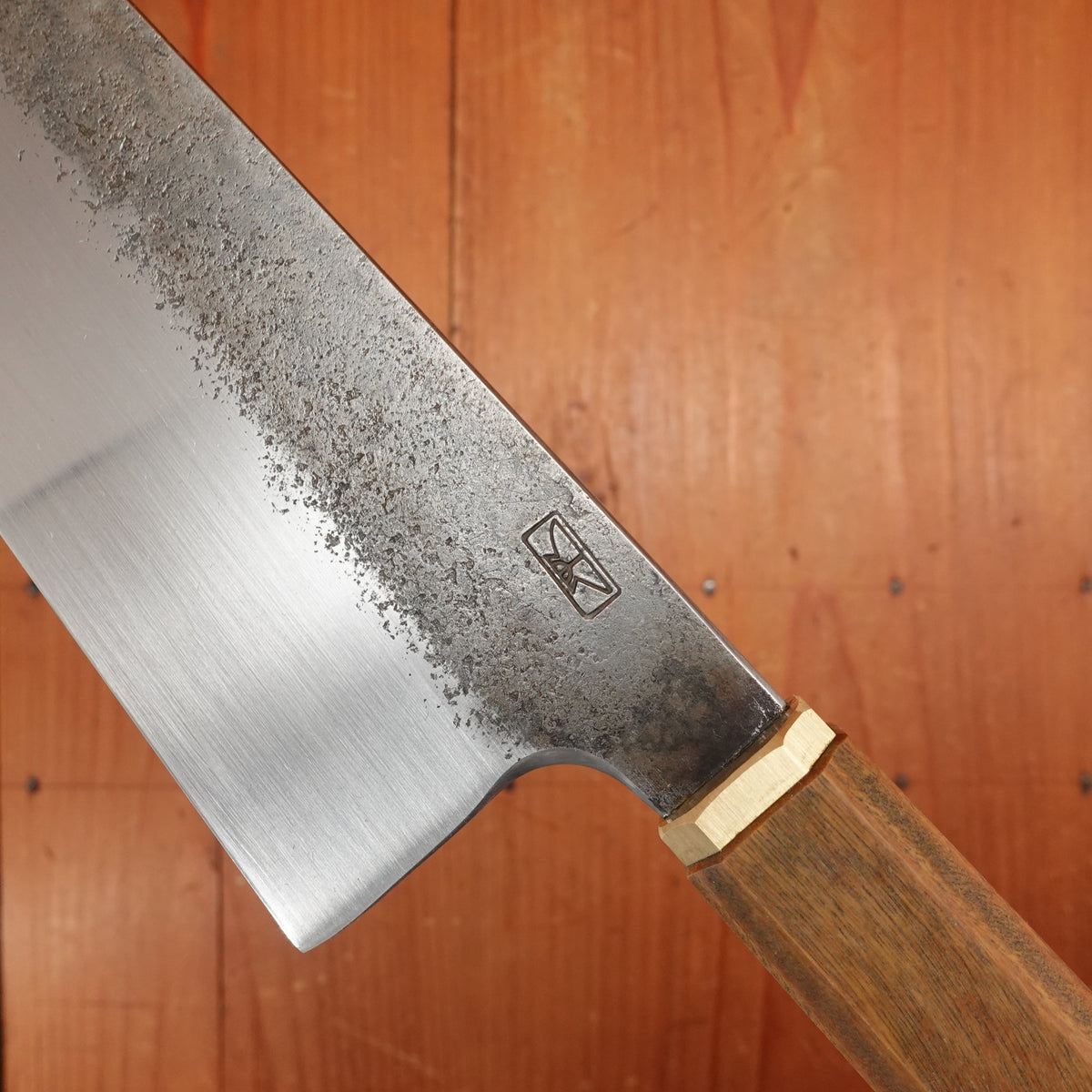 Rolin Knives 205mm Santoku Apex Ultra Argentine Lignum Brass