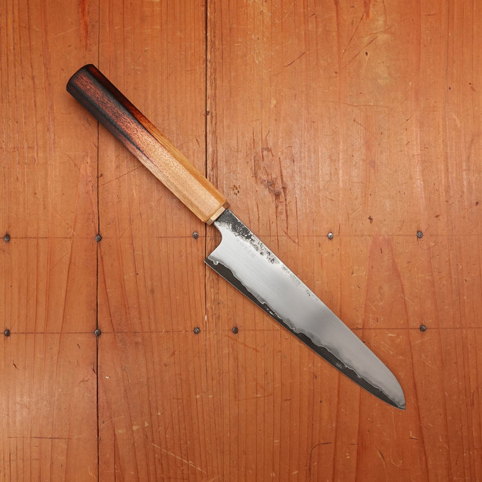 Rolin Knives Gomai 145mm Petty Vtoku 2 Stainless Clad Burnt Osage Orange