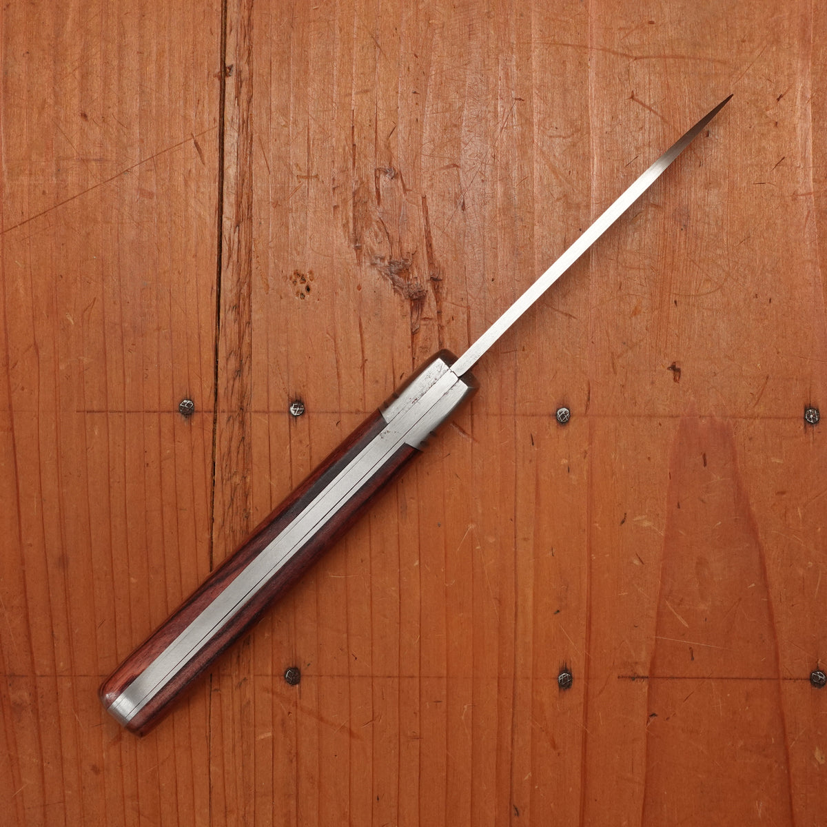 Au Sabot Le Violon 10.5cm Pocket Knife Drop Point Stainless Violetwood Handle