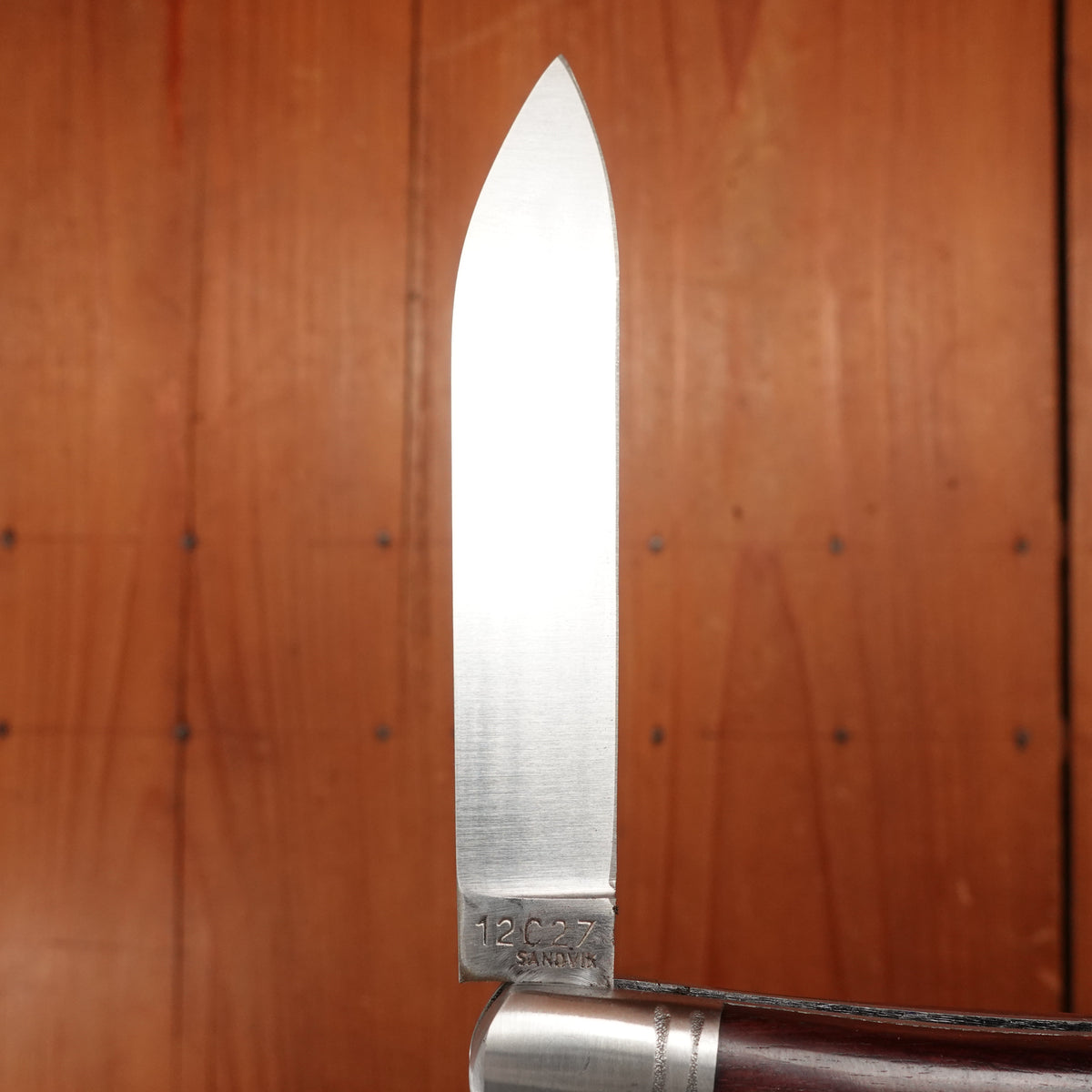 Au Sabot Le Violon 10.5cm Pocket Knife Drop Point Stainless Violetwood Handle