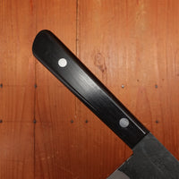 Morihei Hisamoto 210mm Gyuto Iron Clad Shirogami 1 Kurouchi Pakka Handle (No Bolster)