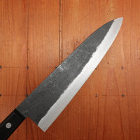 Morihei Hisamoto 210mm Gyuto Iron Clad Shirogami 1 Kurouchi Pakka Handle (No Bolster)