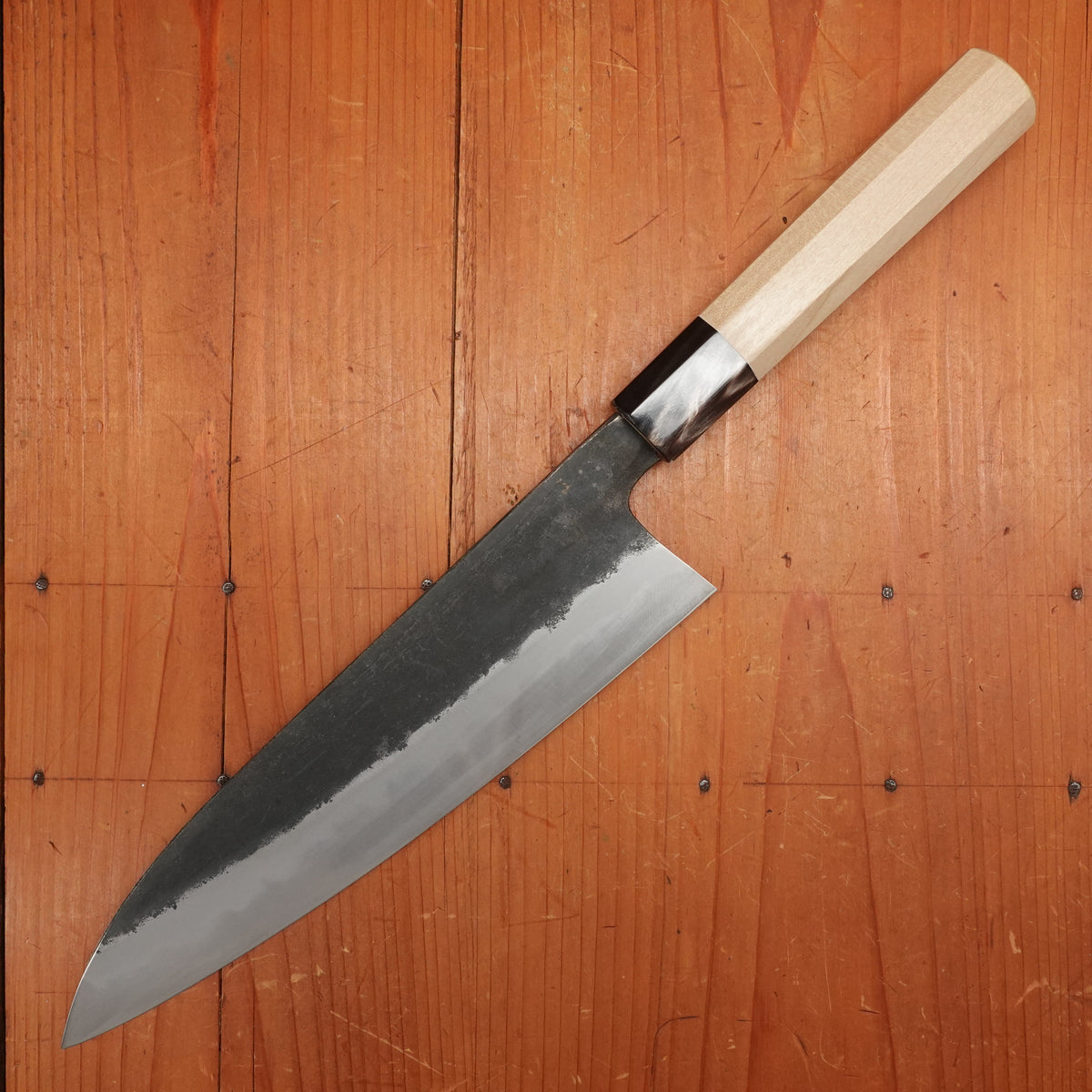Sakai Kikumori 240mm Wa Gyuto Shirogami 1 Kurouchi