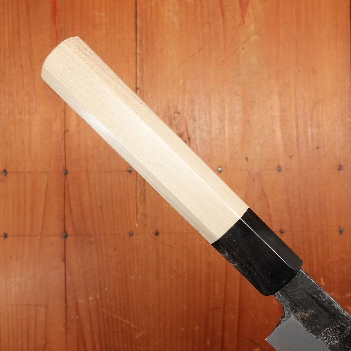 Sakai Kikumori Kikuzuki Kuro 240mm Yanagi Shirogami 2 with Saya