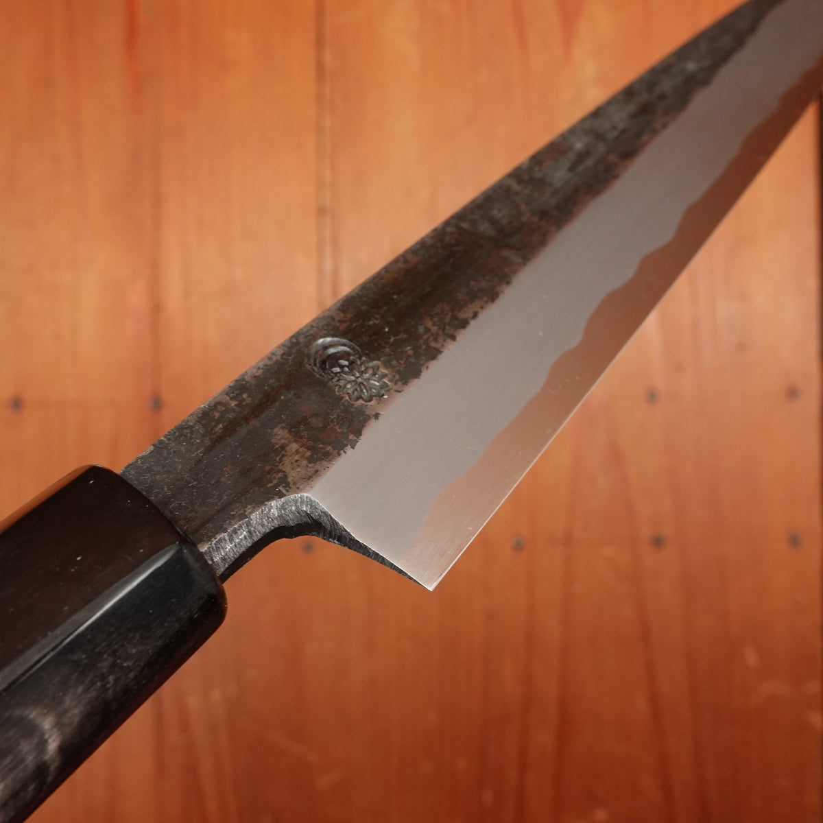 Sakai Kikumori Kikuzuki Kuro 240mm Yanagi Shirogami 2 with Saya