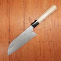 Sakai Kikumori 165mm Santoku Aogami 2 Nashiji