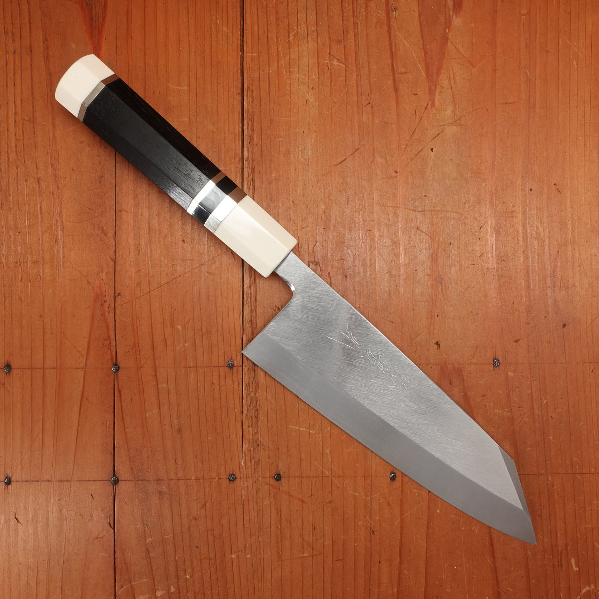 Trade In Jikko Shiko 180mm Kiritsuke Deba Aogami 2 Ebony