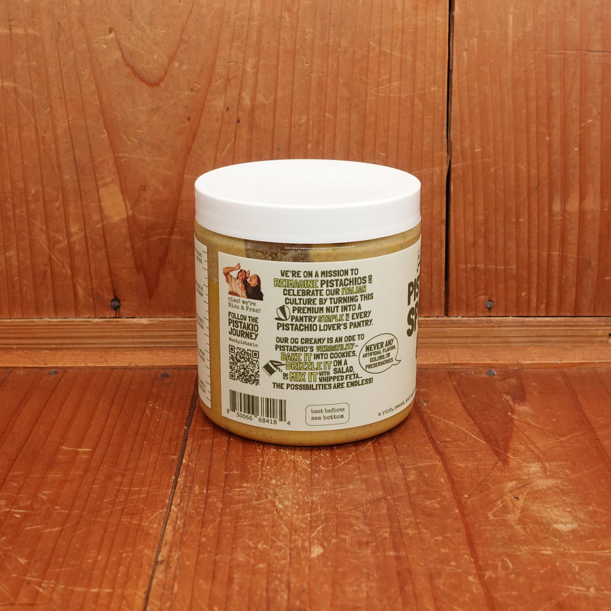 Pistakio Organic Pistachio Spread Creamy - 8oz