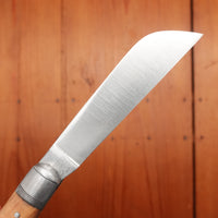 Au Sabot Tonneau 9cm Pocket Knife Sheepsfoot Carbon Bolstered Olive Handle