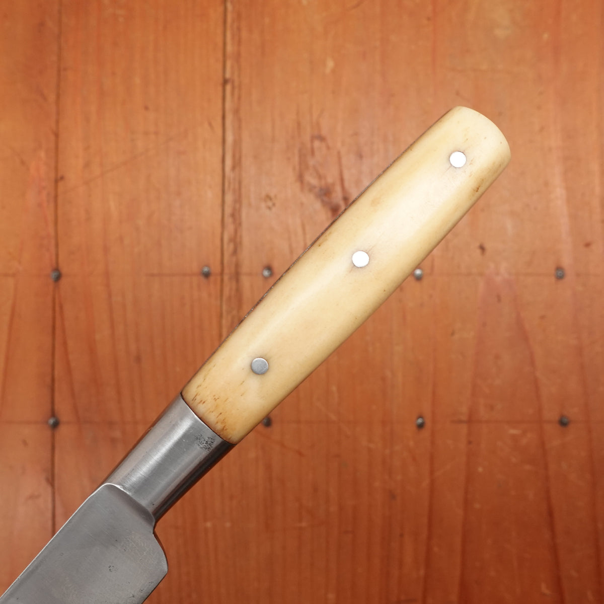 J Russell & Co. Green River Works Table Knife Carbon Steel Integral Bolster 1880s 1900