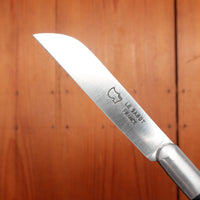 Au Sabot Langres 10cm Pocket Knife Sheepsfoot Carbon Black Rhodoid Composite