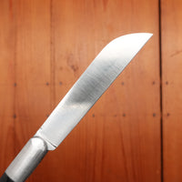 Au Sabot Langres 10cm Pocket Knife Sheepsfoot Carbon Black Rhodoid Composite