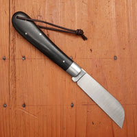 Au Sabot Armor 10.5cm Pocket Knife Sheepsfoot Stainless Ebony Handle