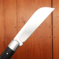 Au Sabot Armor 10.5cm Pocket Knife Sheepsfoot Stainless Ebony Handle