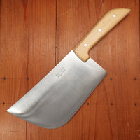 Pallares 9" Butcher Cleaver Carbon Steel Boxwood Handle