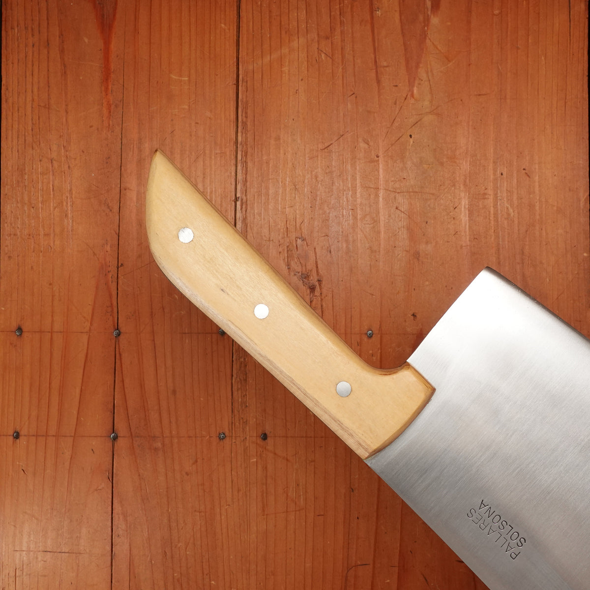 Pallares 9" Butcher Cleaver Carbon Steel Boxwood Handle