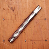 Au Sabot Le Basque 12cm Pocket Knife Clip Point Stainless Pinned Violetwood Handle