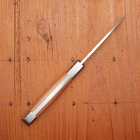 Au Sabot Le Roquefort 10.5cm Pocket Knife Drop Point Stainless Bolstered Juniper Handle