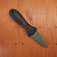 Alma Knife Co. Carolina Shucker N690 Stonewash Red / Black Micarta Handle G10 Spacers
